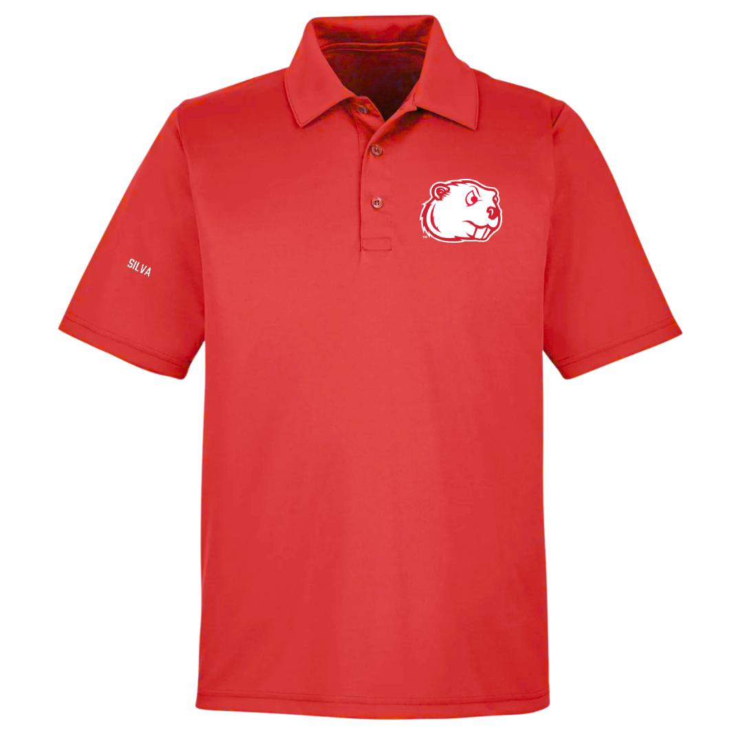 Minot State University Wrestling (W) Red Polo - Dahlia Silva