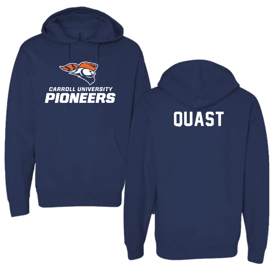 Carroll University TF and XC Navy Hoodie - Charles Quast