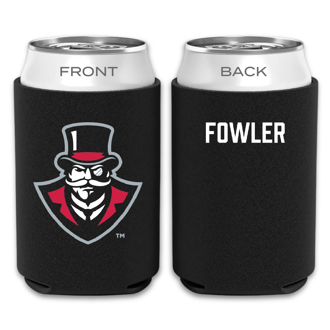 Austin Peay State University TF and XC Black Can Cooler - Jackson Fowler