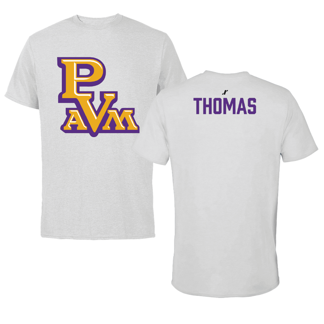 Prairie View A&M University TF and XC Light Gray Performance Tee - Raina Thomas