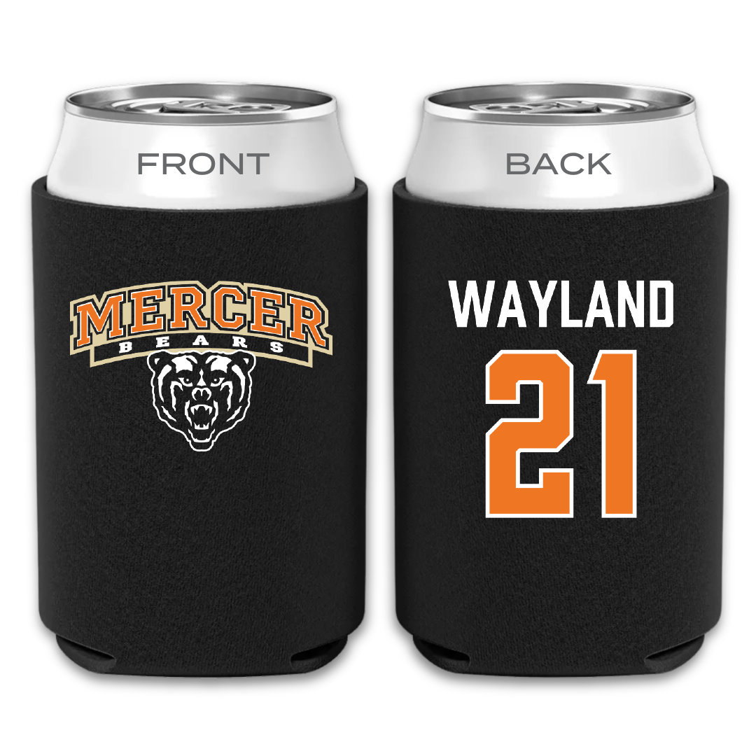 Mercer University Softball Black Can Cooler - #21 Meredith Wayland