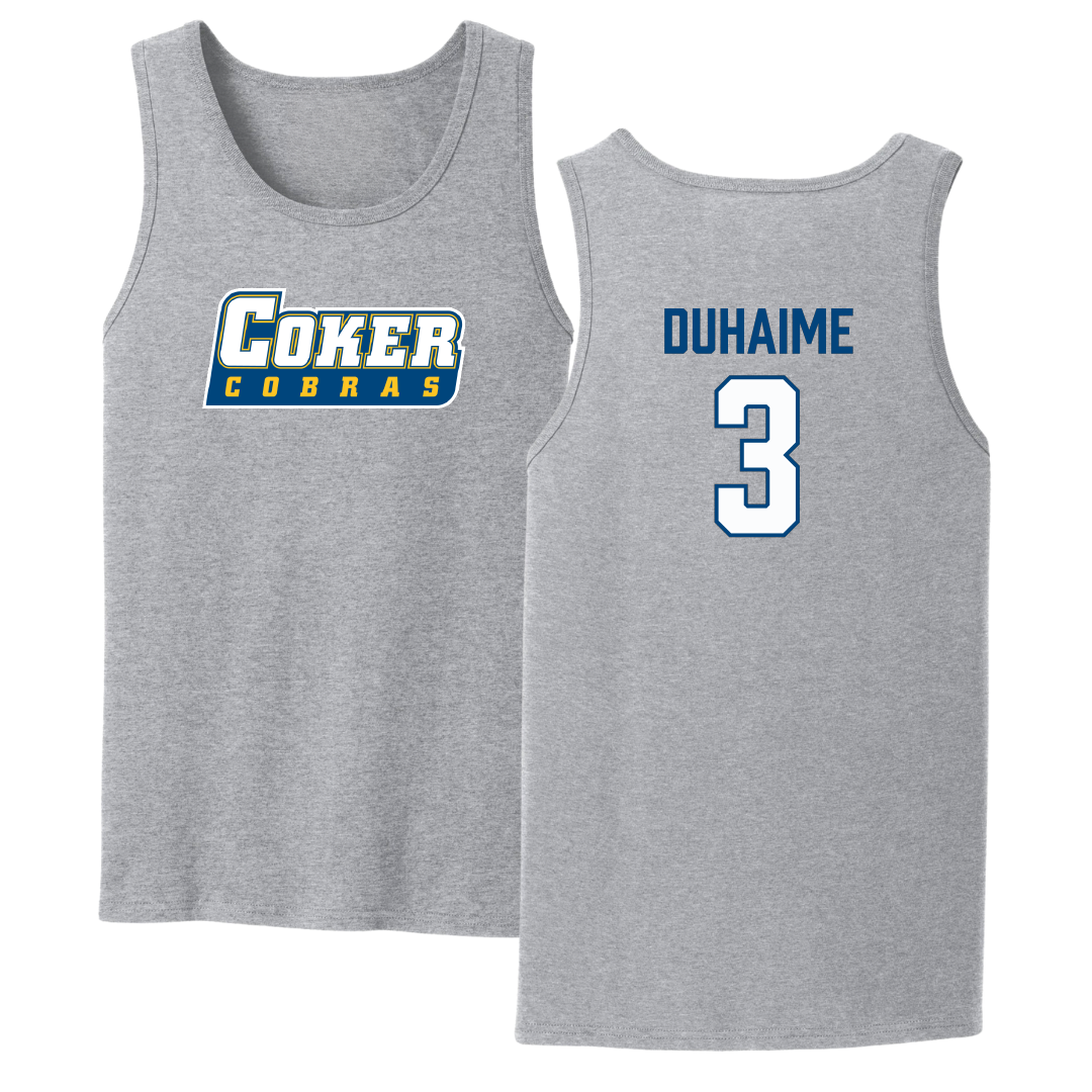 Coker University Acrobatics & Tumbling Sport Gray Tank Top - #3 Hollyn Duhaime
