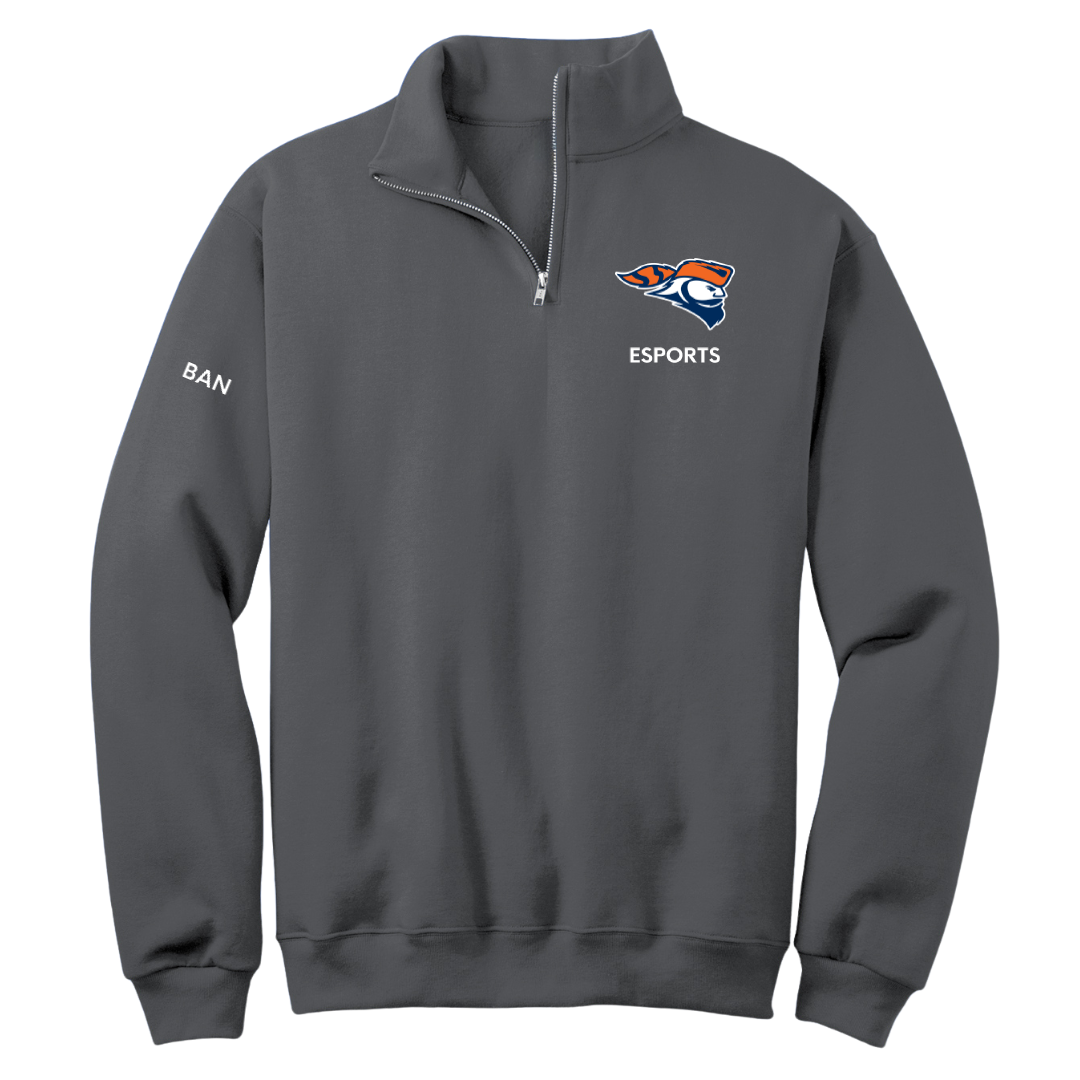 Carroll University Esports Dark Gray Quarter-Zip - Ian Ban