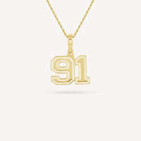 Gold Presidents Pendant and Chain - #91 John McDonald