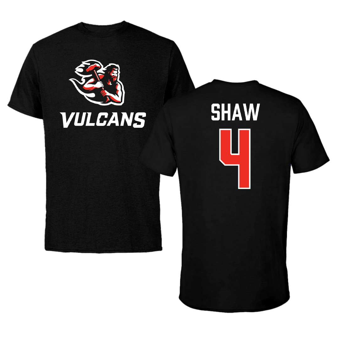 PennWest California Basketball Black Performance Tee - #4 Nina Shaw