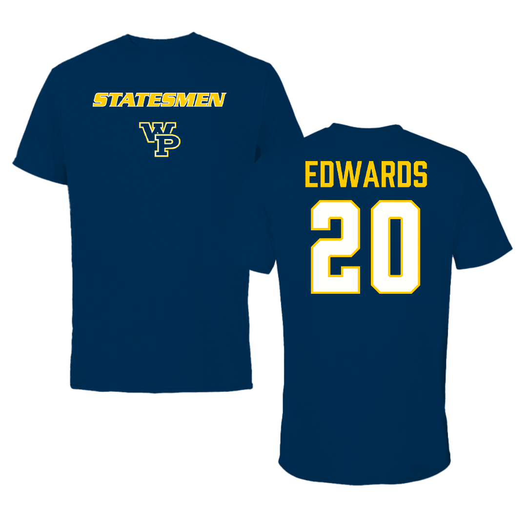William Penn University Basketball (M) Navy Performance Tee - #20 Andrew Edwards