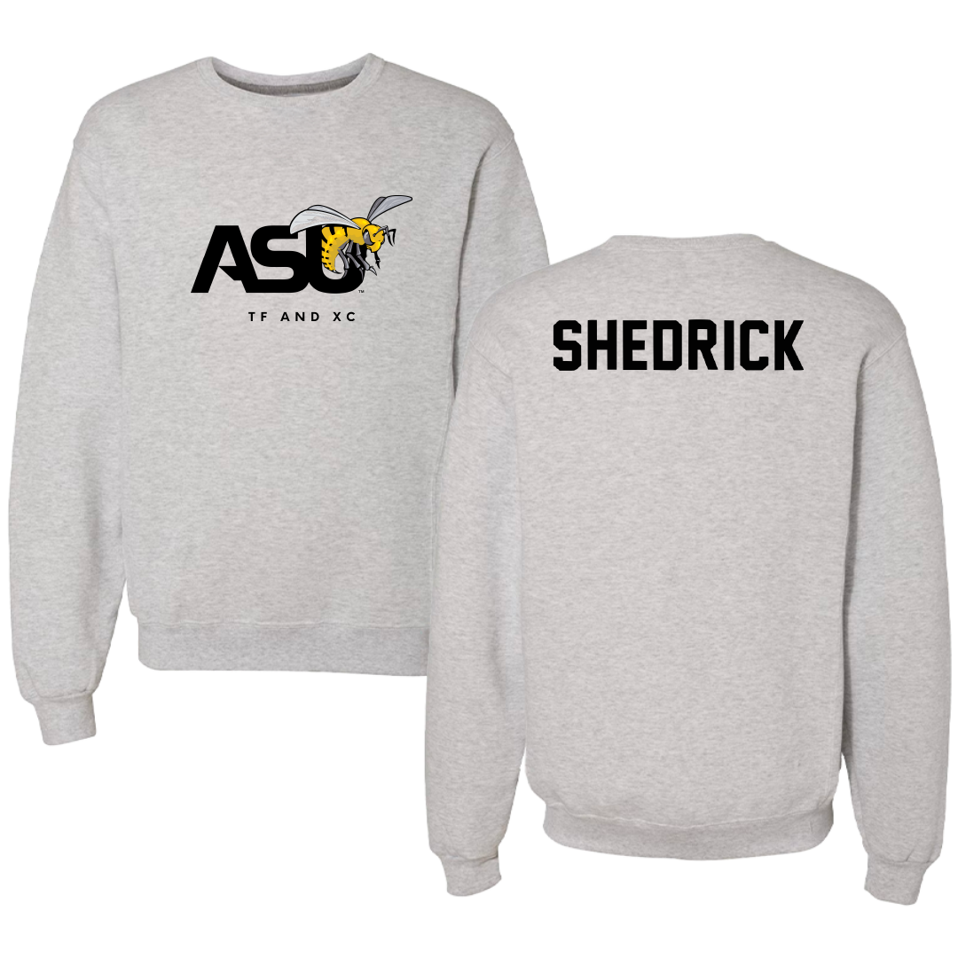 Alabama State University TF and XC Light Gray Crewneck - Nevaeh Shedrick