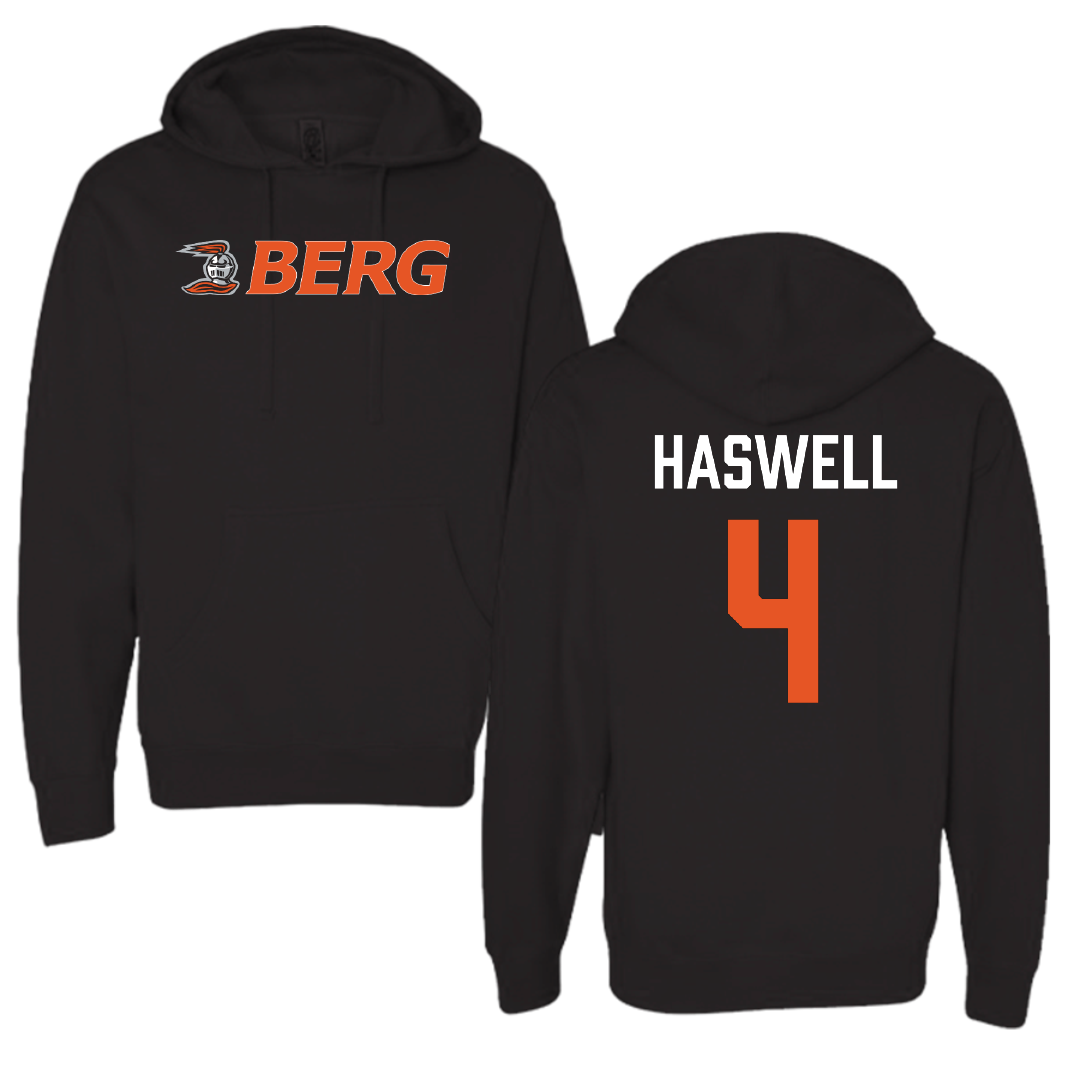 Heidelberg University Soccer (M) Black Hoodie - #4 Liam Haswell