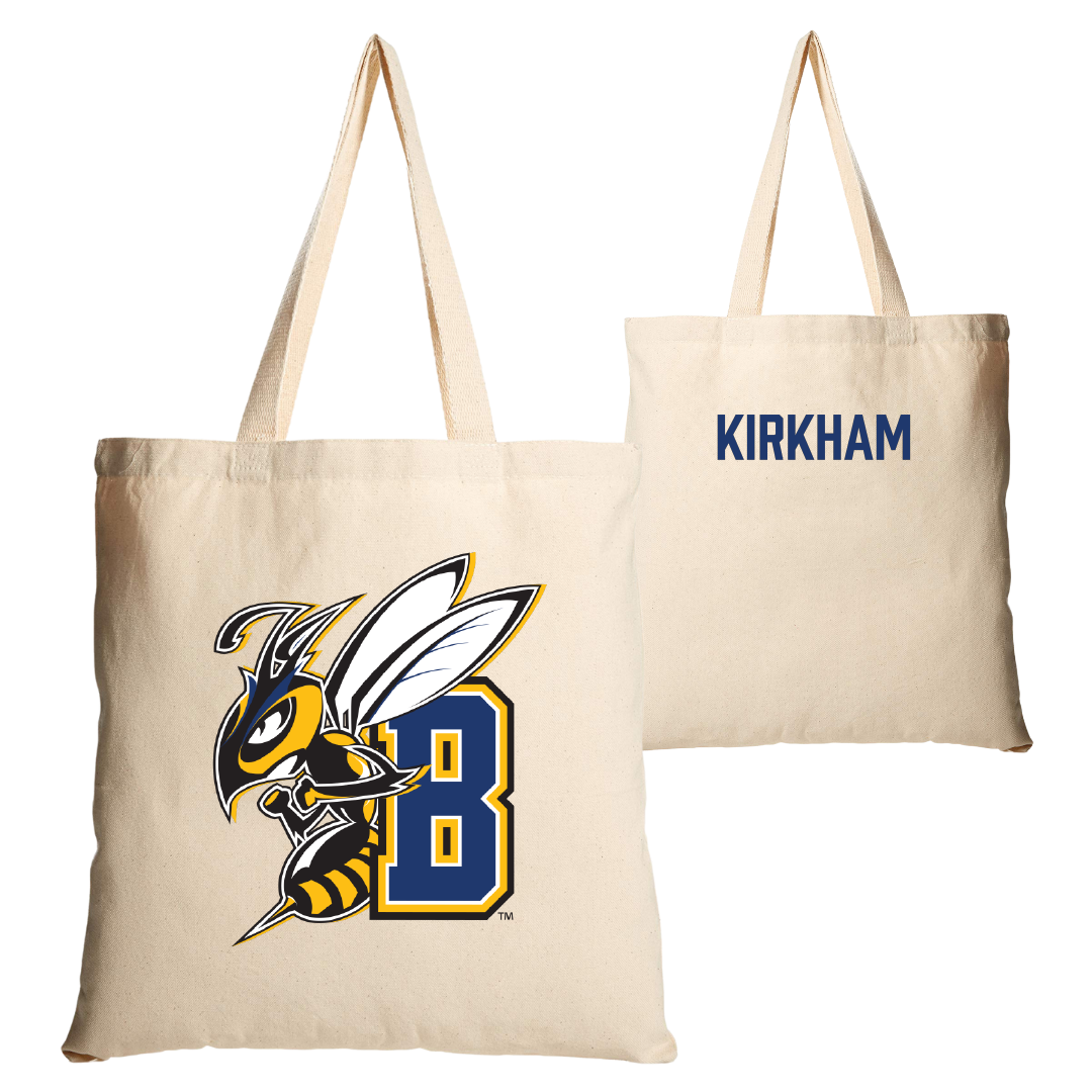Montana State University Billings Cheer Tan Canvas Tote Bag - Ava Kirkham