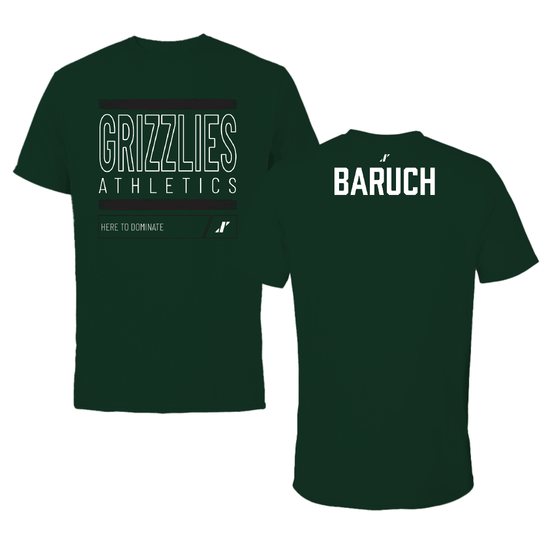 Adams State University Baseball Forest Green Dominate Tee - Shaked Baruch