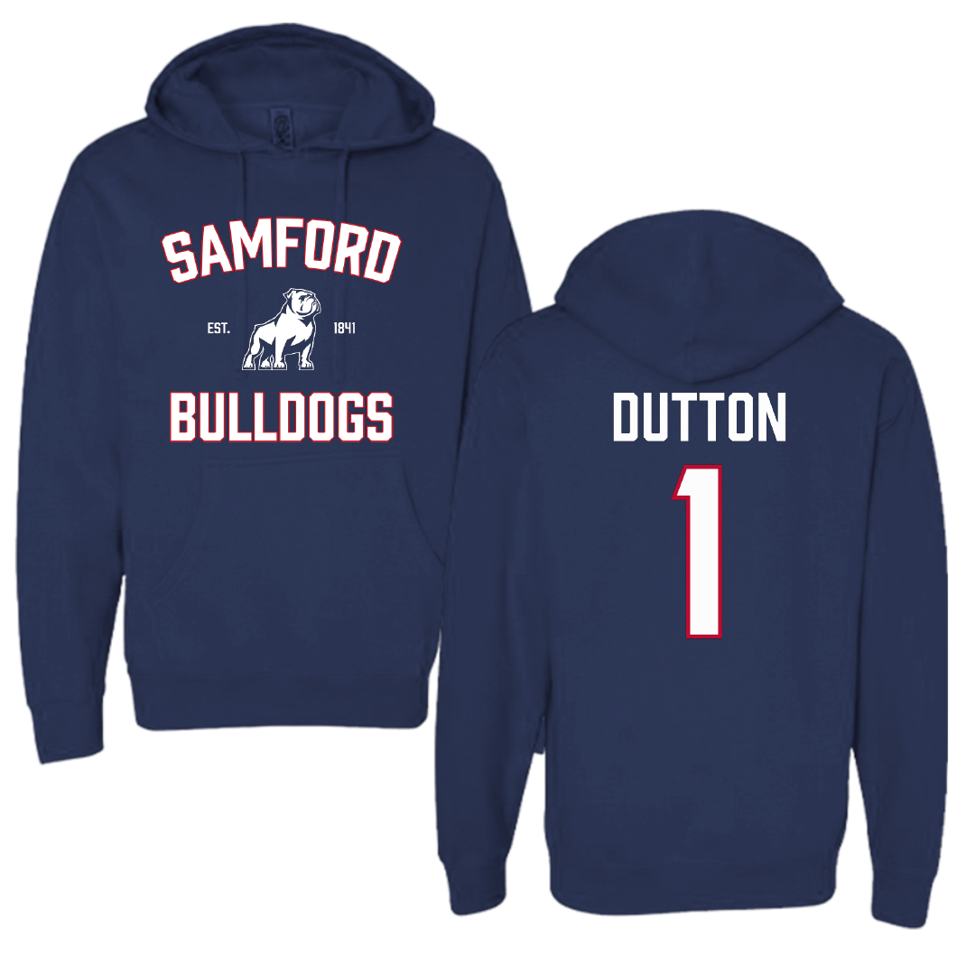 Samford University Baseball Navy General Hoodie - #1 Pierce Dutton
