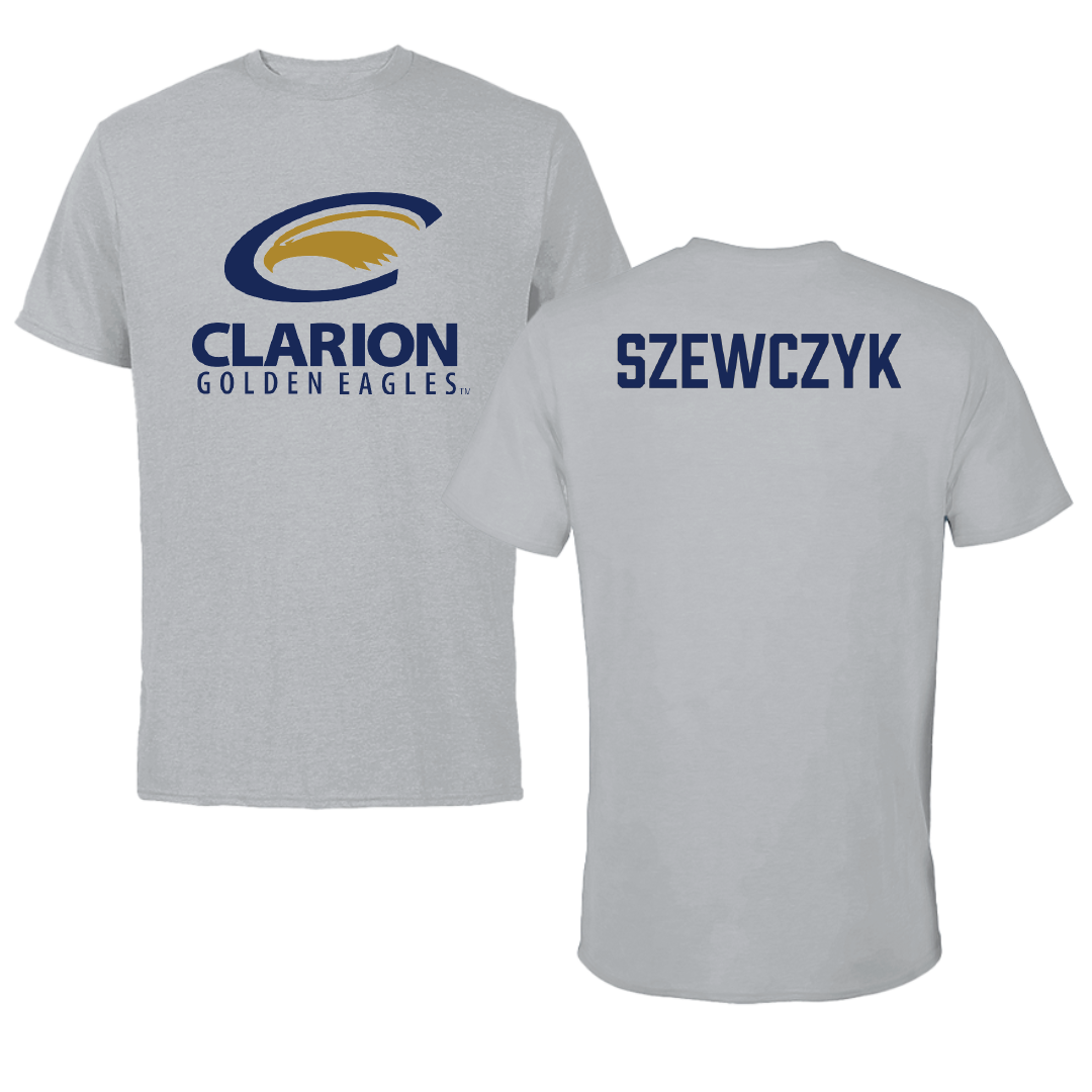 PennWest Clarion Wrestling Sport Gray Tee - Ky Szewczyk