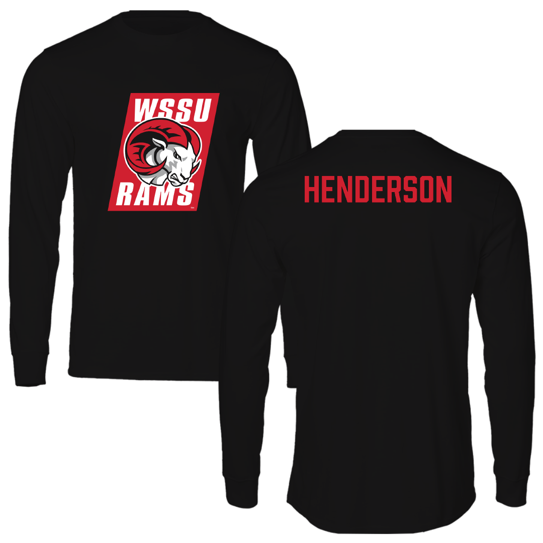 Winston-Salem State University TF and XC Black Performance Long Sleeve - Leila Henderson