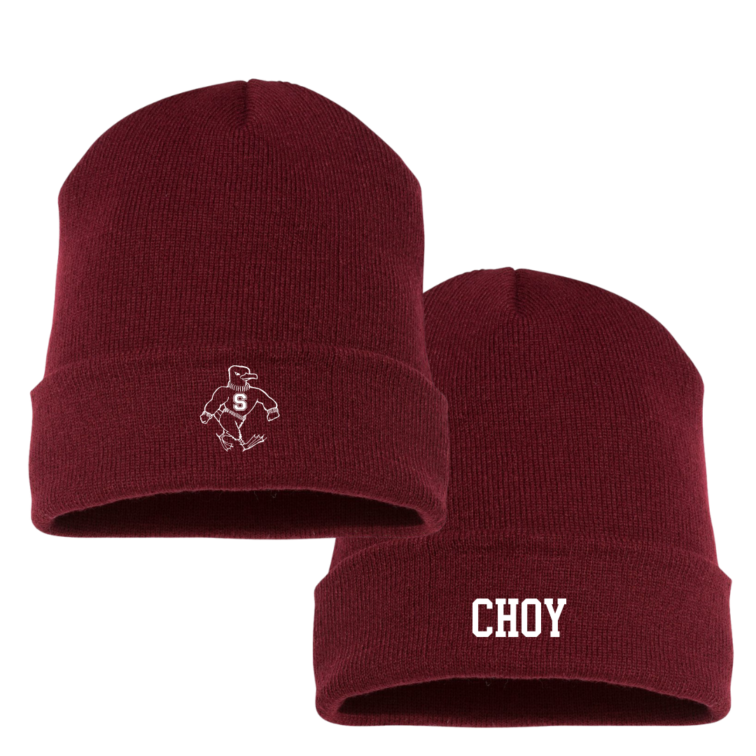 Salisbury University Football Maroon Beanie - Ephram Choy