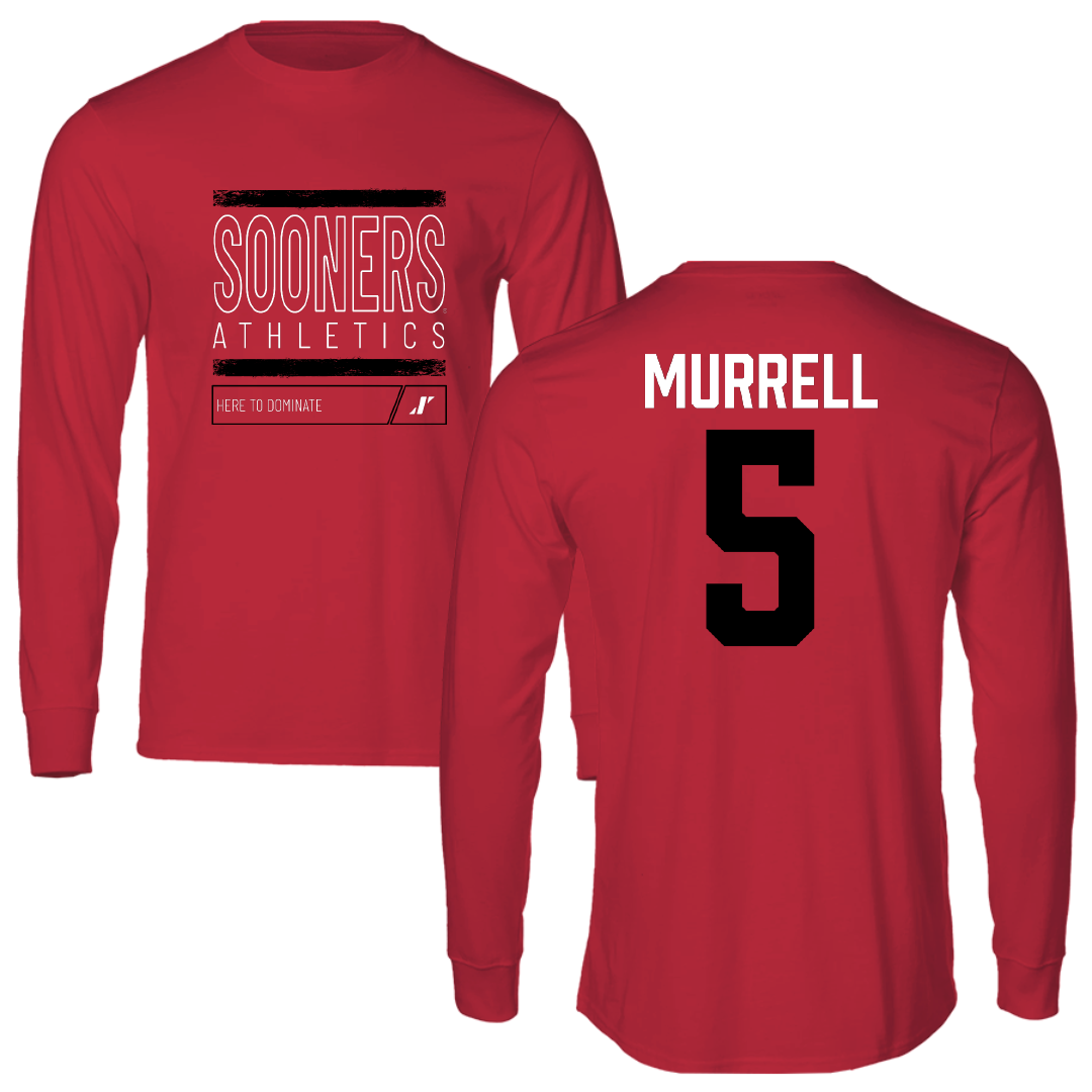 University of Oklahoma Soccer Crimson Dominate Long Sleeve - #5 Hadley Murrell