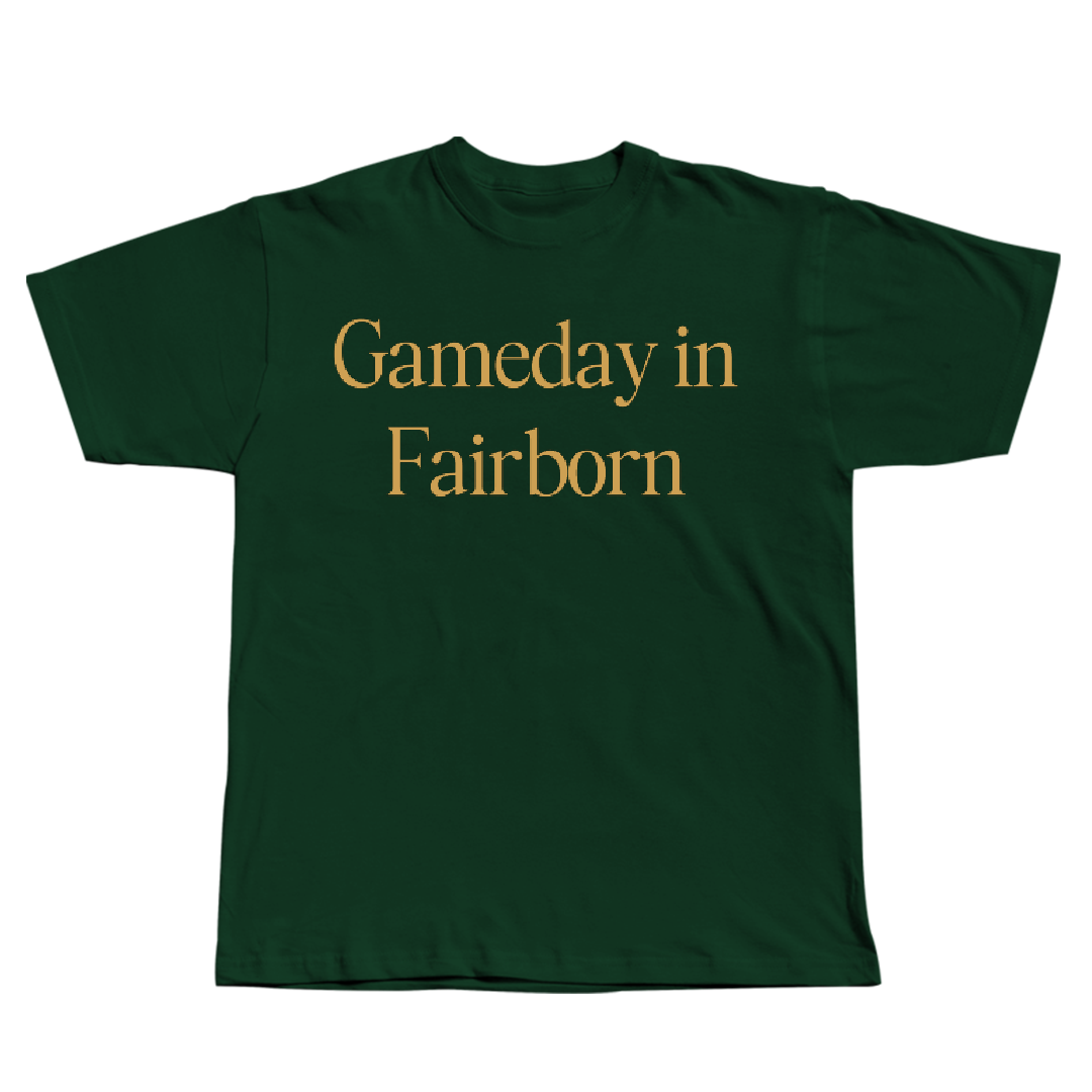 Wright State University Baseball Forest Green Gameday Tee - #30 Max Whitesell