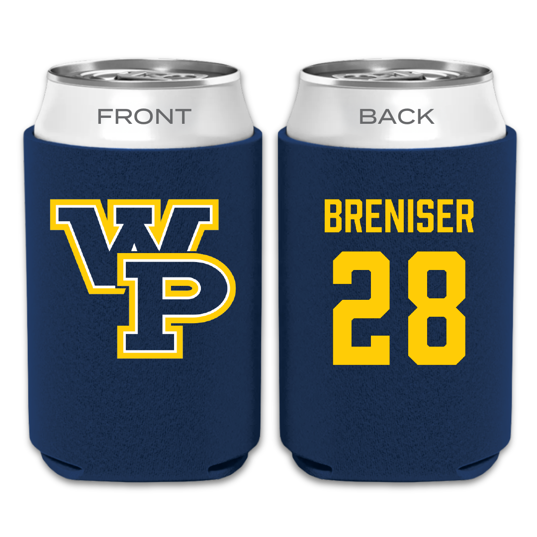 William Penn University Lacrosse (M) Navy Can Cooler - #28 Everett Breniser