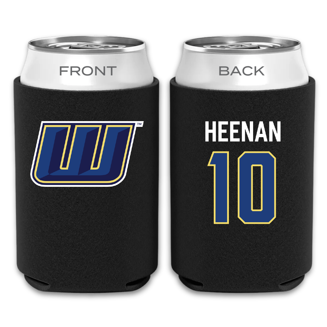 Worcester State University Softball Black Can Cooler - #10 Camden Heenan