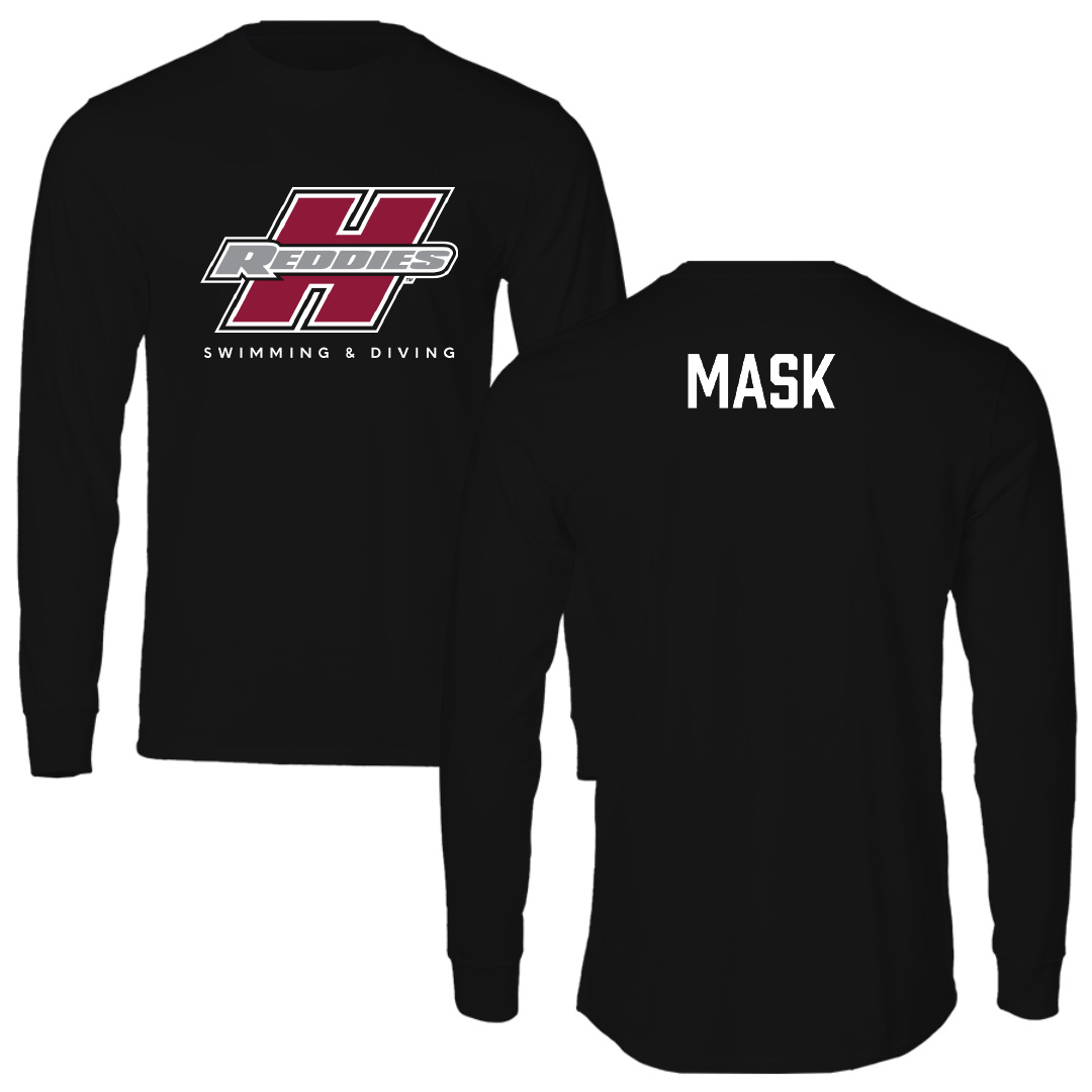 Henderson State University Swimming & Diving Black Long Sleeve - Camden Mask