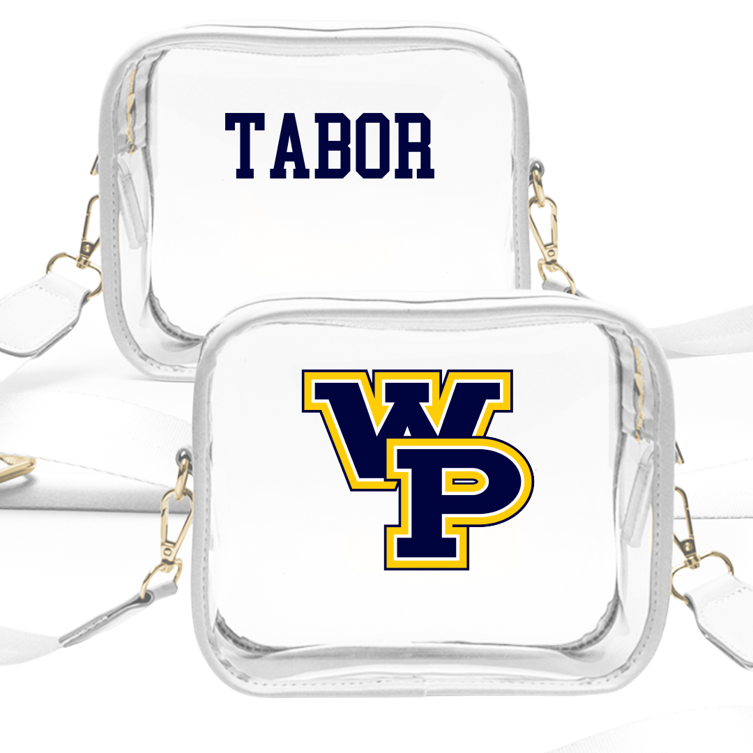 William Penn University Soccer (M) White Clear Stadium Bag - Nolan Tabor