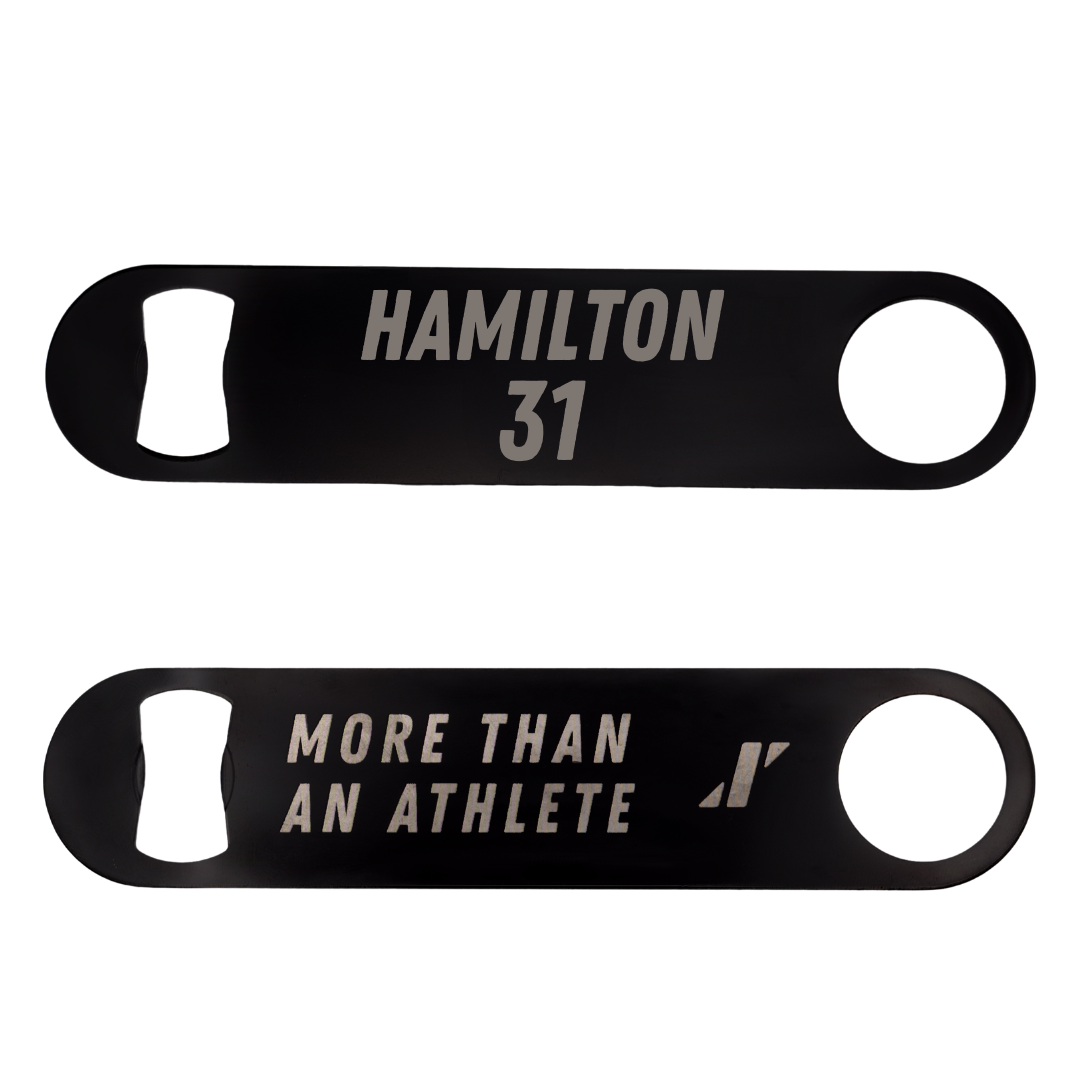 Central Connecticut State University Softball Black Bottle Opener - #31 Liz Hamilton