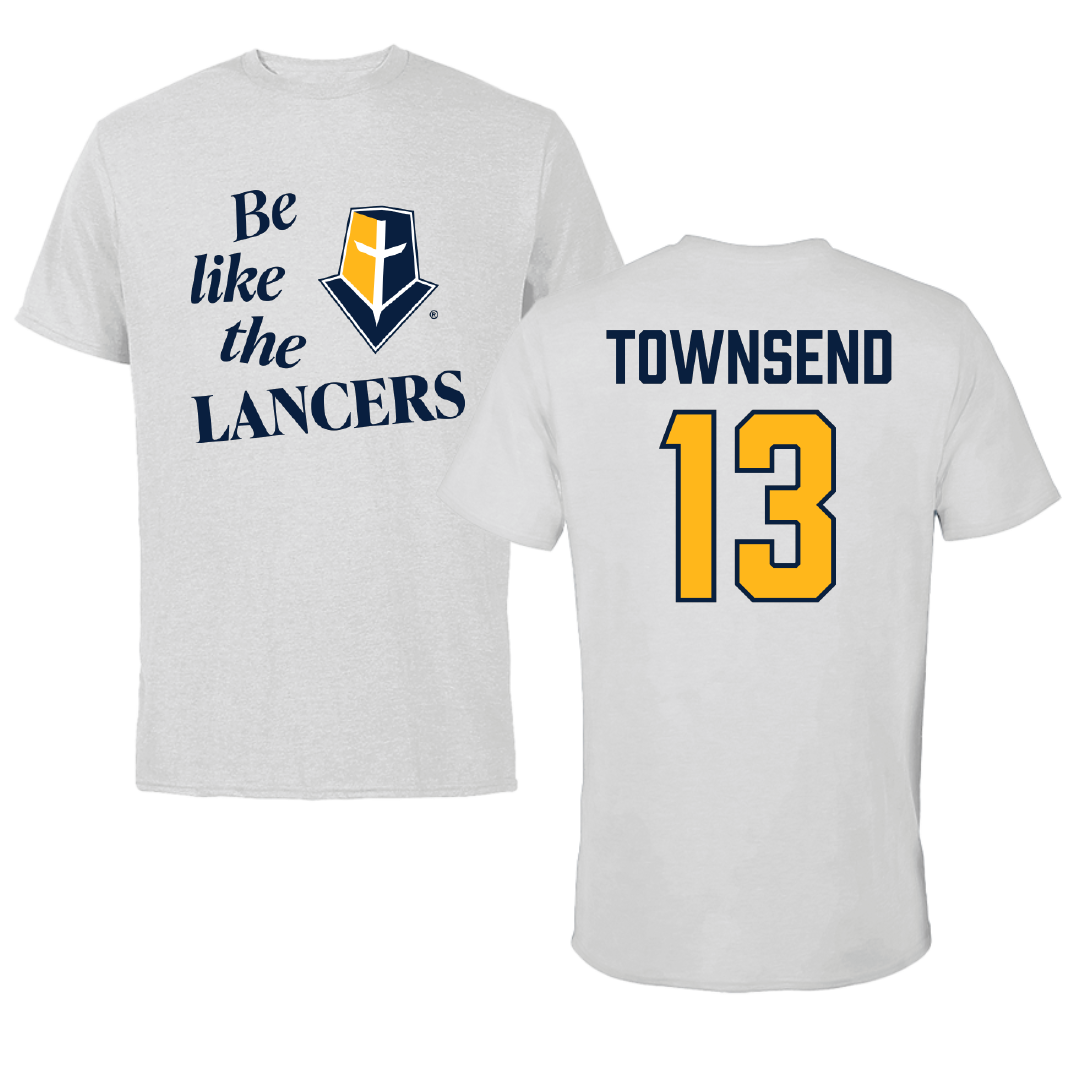 Mount Marty University Softball Light Gray Be Like Us Tee - #13 Brooklyn Townsend
