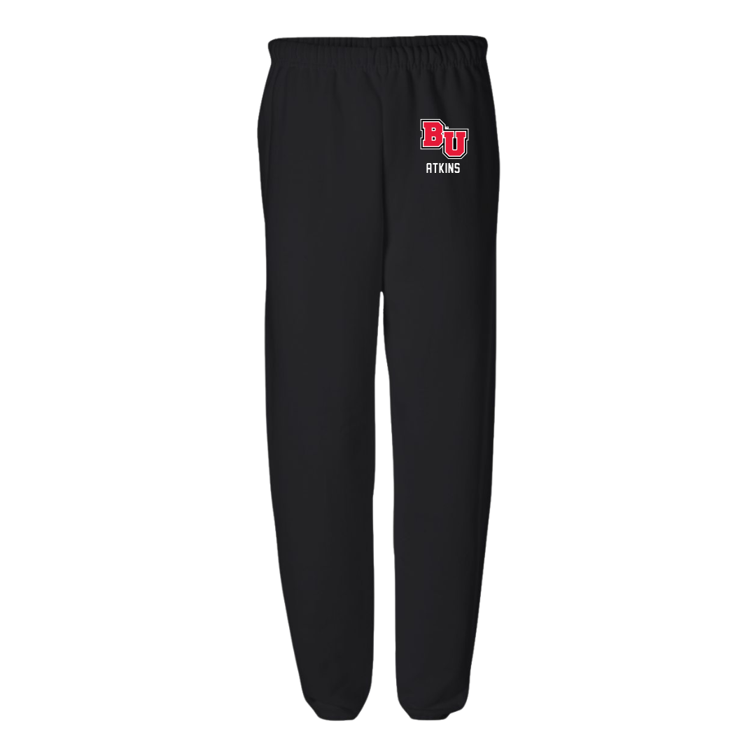 Biola University Basketball (M) Black Sweatpants - #0 Jalen Atkins