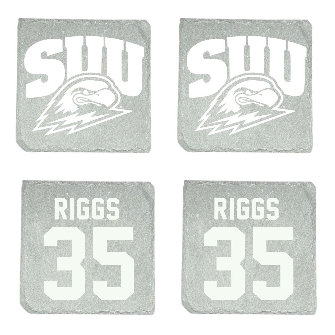 Southern Utah University Football Stone Coaster (4 Pack)  - #35 Brady Riggs