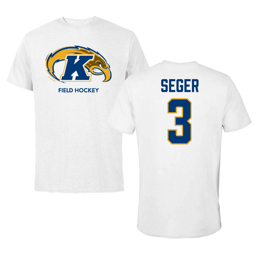 Kent State University Field Hockey (W) White Tee - #3 Emma Seger