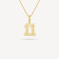 Gold Presidents Pendant and Chain - #11 Clara Glad