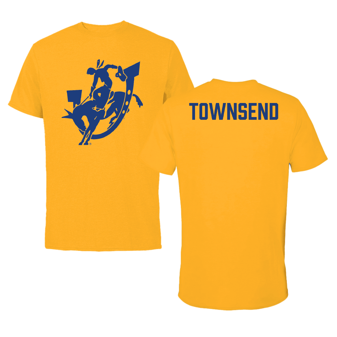 Southern Arkansas University TF and XC Gold Performance Tee - Tyrese Townsend