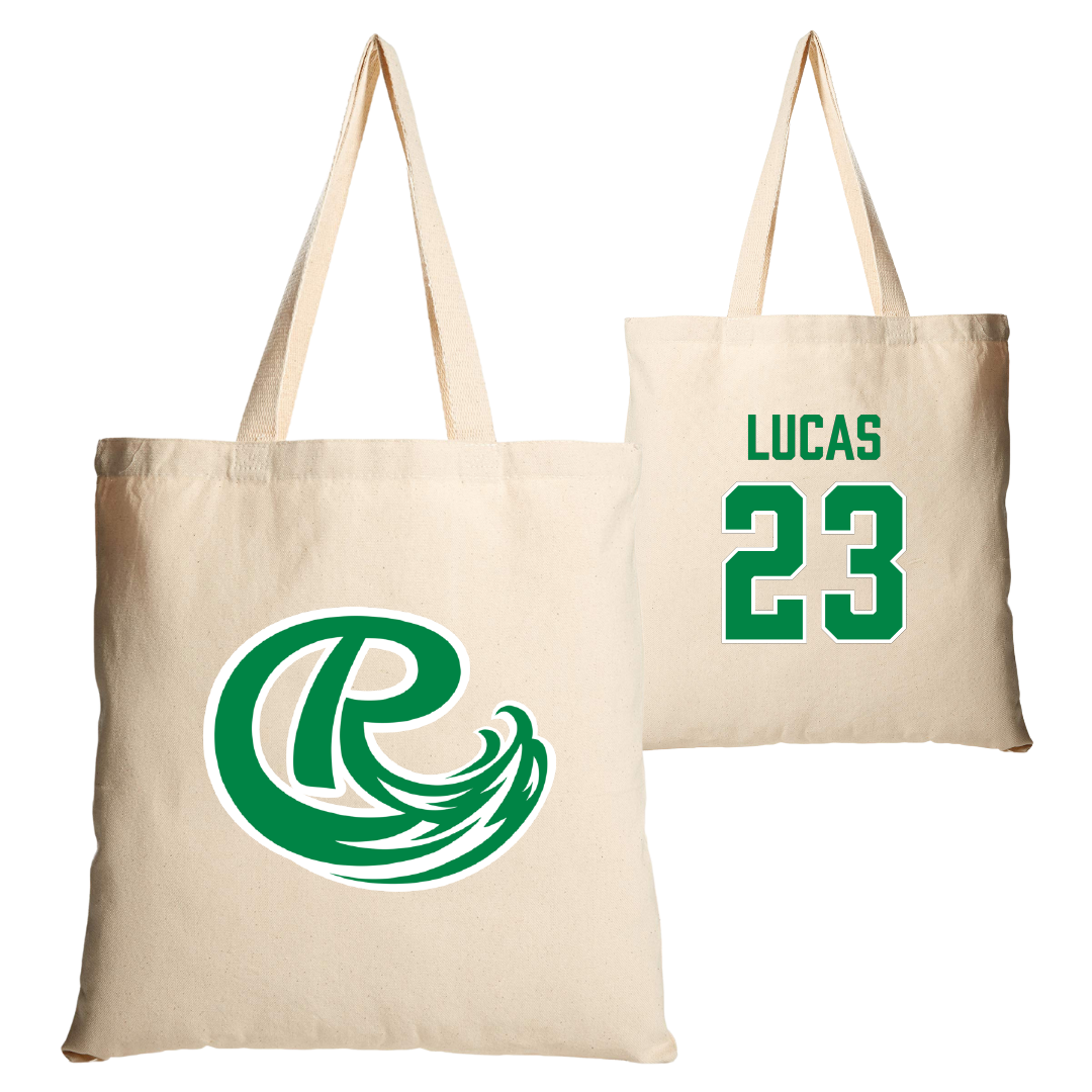 Roosevelt University Baseball Tan Canvas Tote Bag - #23 Andrew Lucas