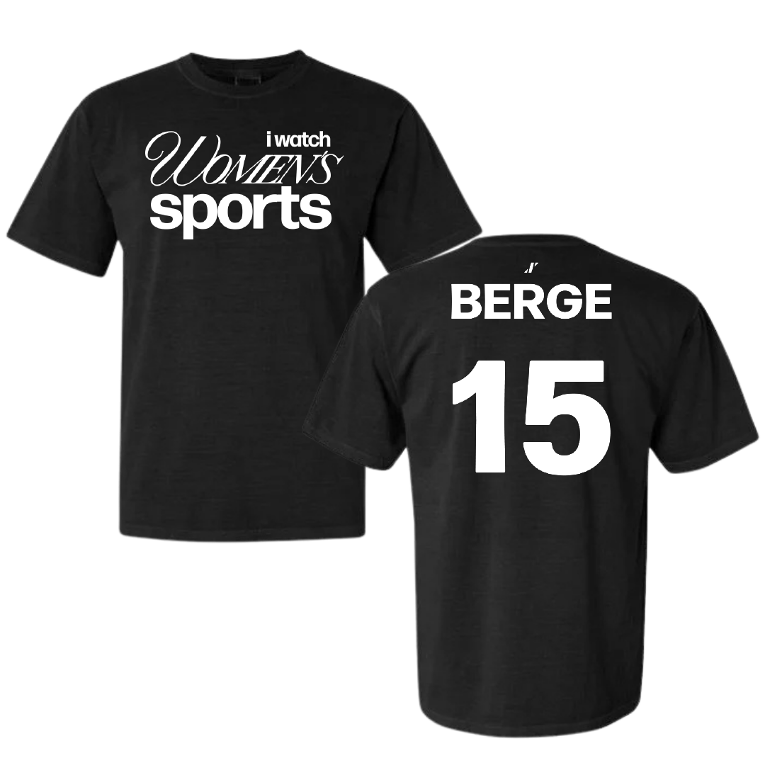 Softball Black WHM Comfort Colors Tee - #15 Karlee Berge