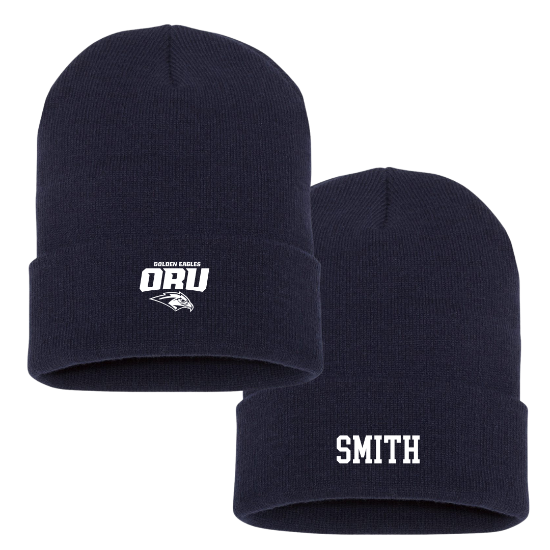 Oral Roberts University TF and XC Navy Beanie - Sydney Smith
