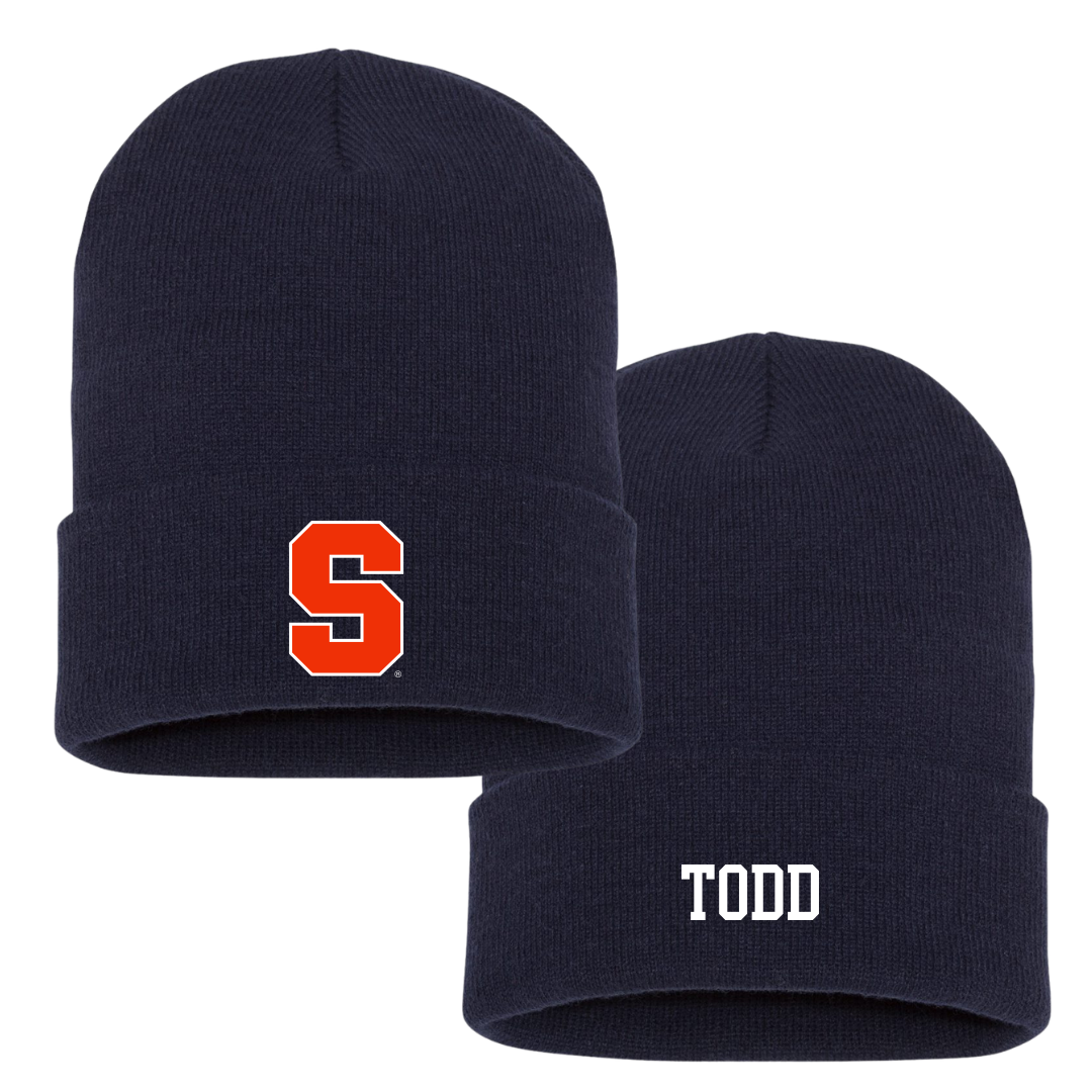 Syracuse University Ice Hockey (W) Navy Beanie - #13 Mik Todd