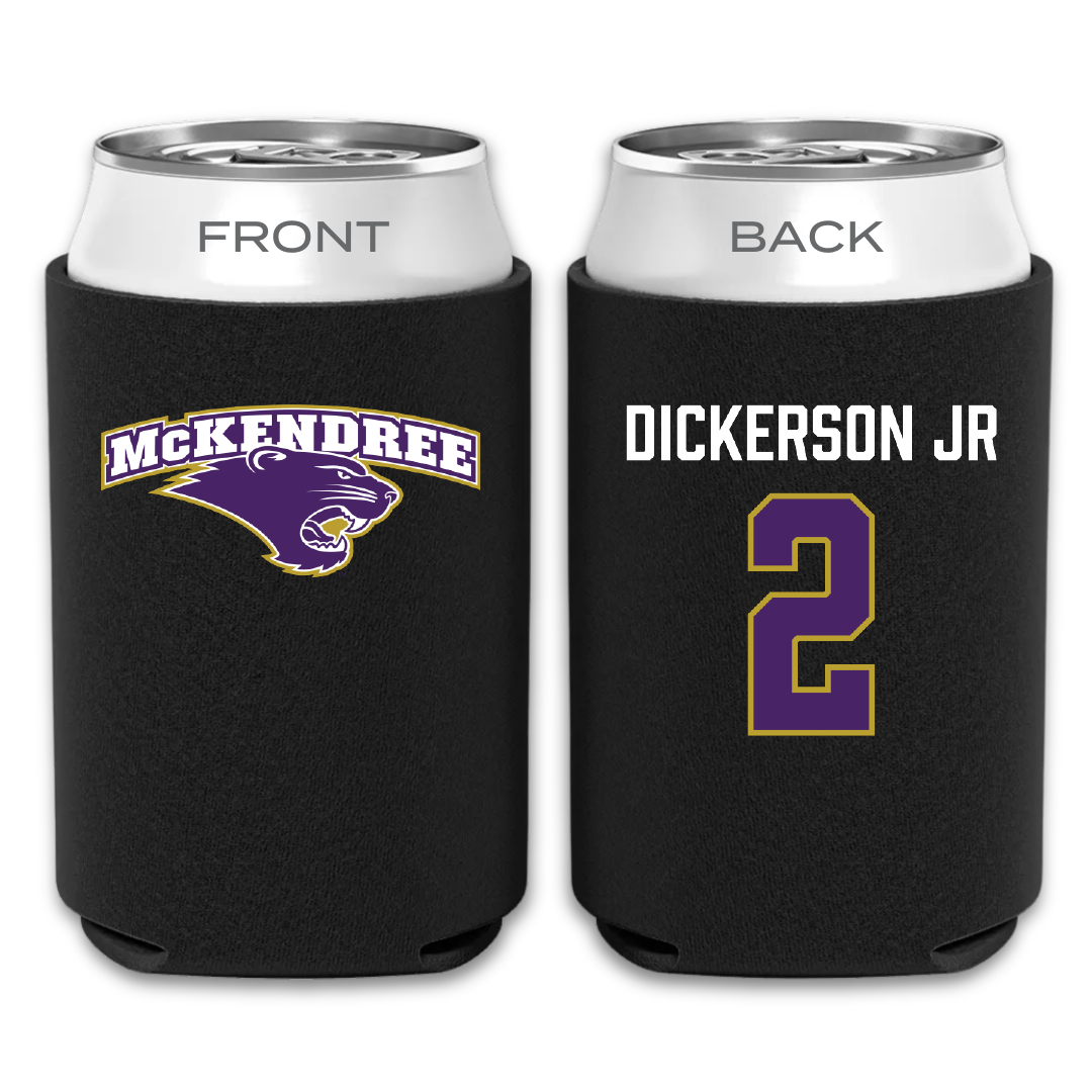 McKendree University Football Black Can Cooler - #2 Eric Dickerson Jr