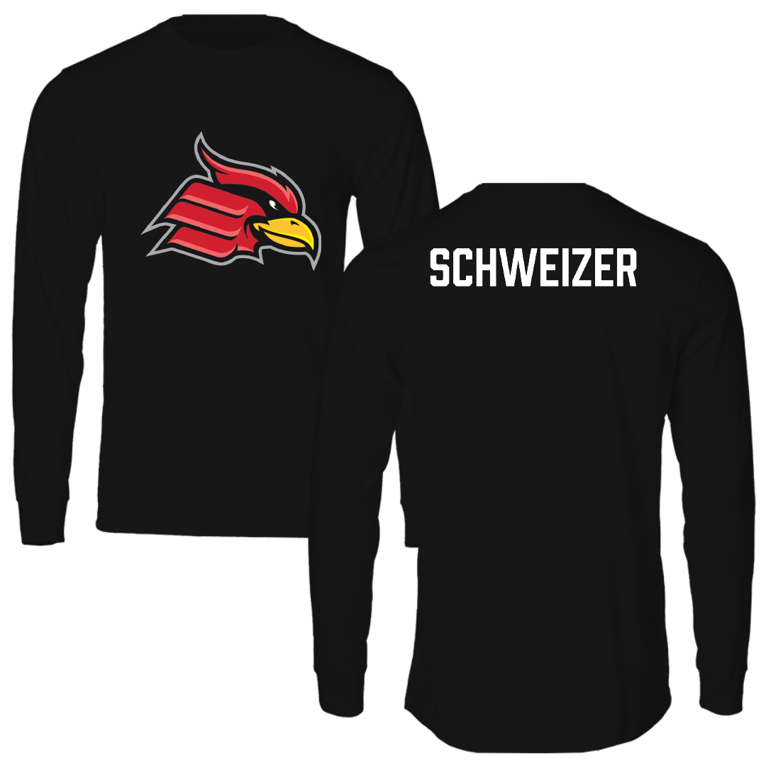 Wheeling University TF and XC Black Long Sleeve - Zach Schweizer