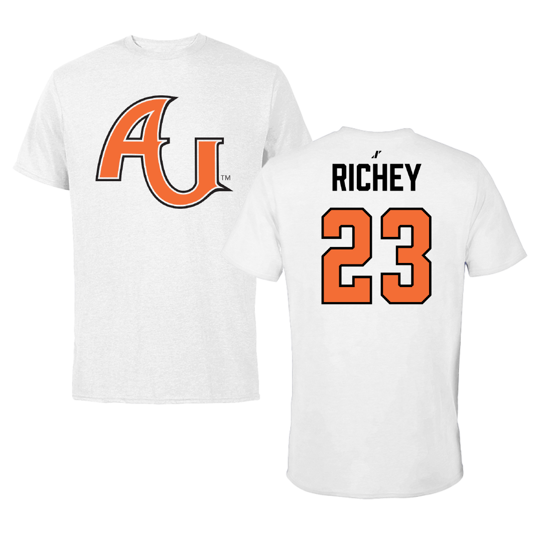 Anderson University (Indiana) Baseball White Tee - #23 Braden Richey