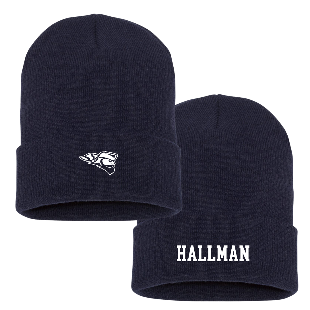 Carroll University Lacrosse (W) Navy Beanie - #13 Rebecca Hallman