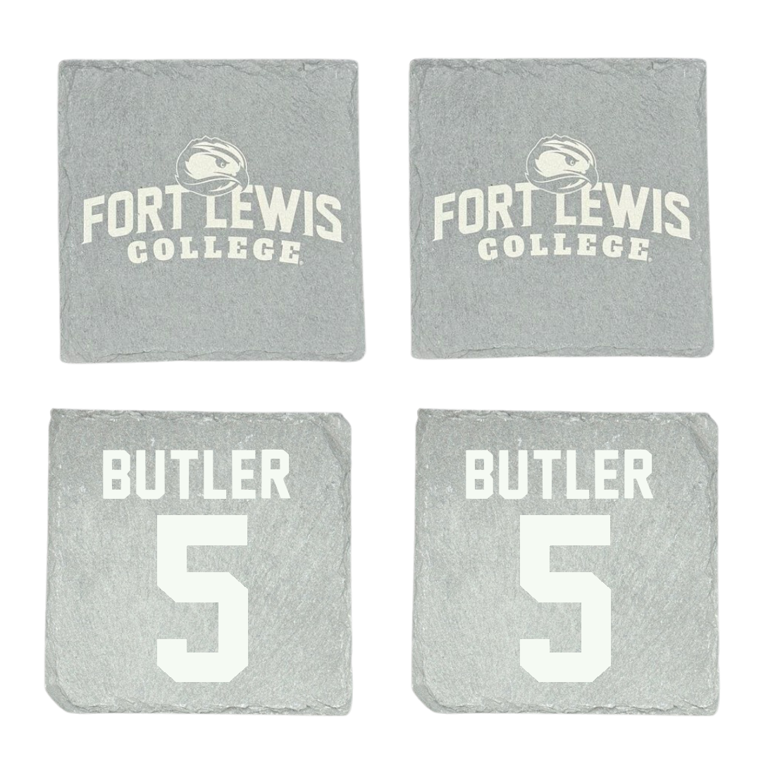 Fort Lewis College Football Stone Coaster (4 Pack)  - #5 Jack Butler