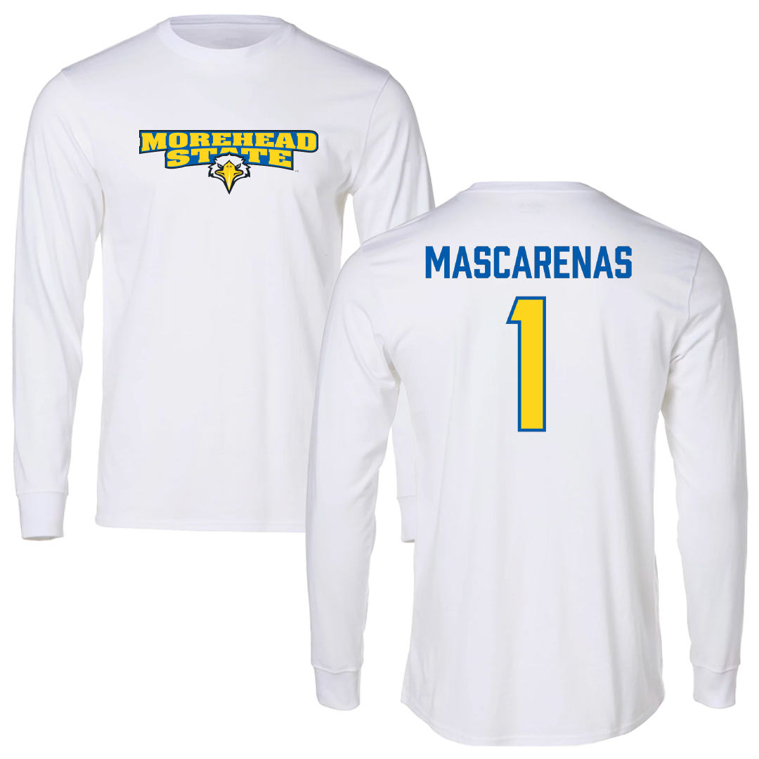 Morehead State University Softball White Long Sleeve - #1 Mia Mascarenas