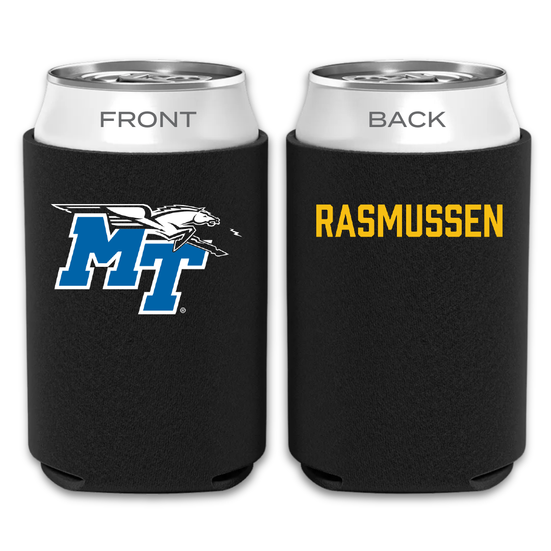 Middle Tennessee State University TF and XC Black Can Cooler - Trent Rasmussen