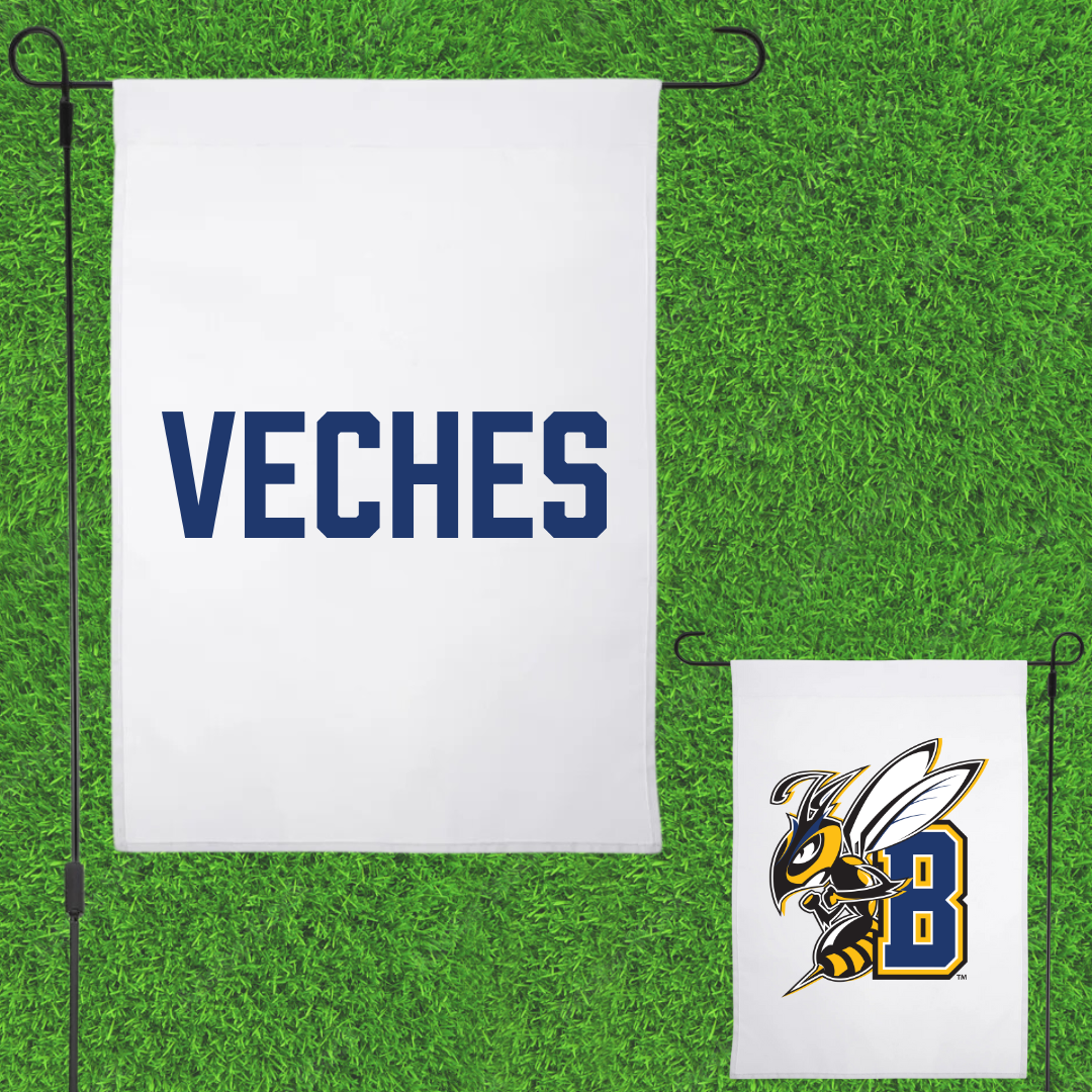 Montana State University Billings Cheer White Garden Flag - Bryce Veches