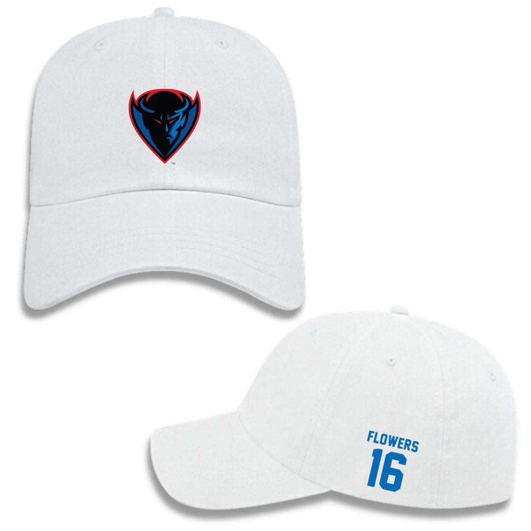 DePaul University Soccer (M) White Hat - #16 Tyler Flowers