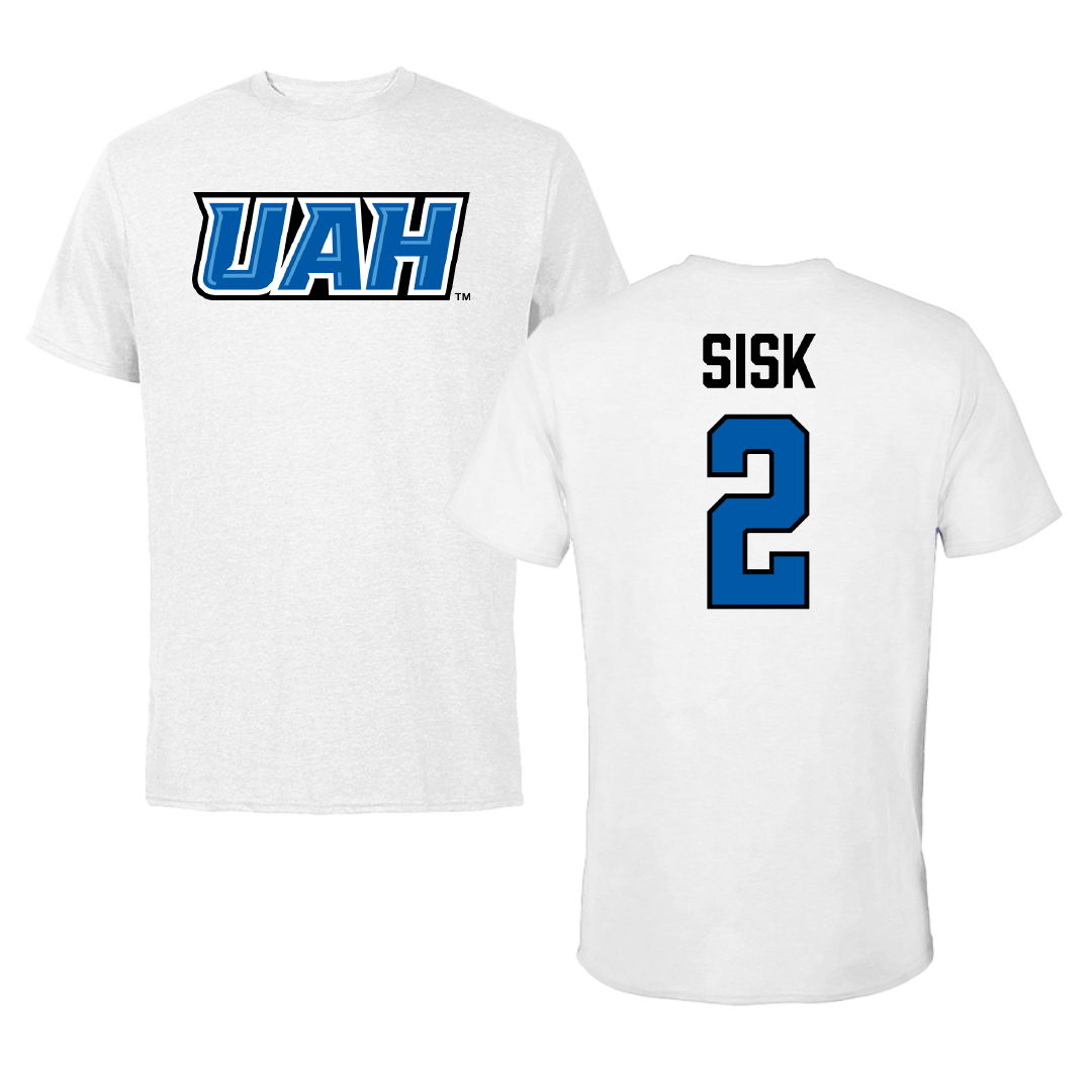 Huntsville Volleyball (W) White Performance Tee - #2 Kaila Sisk