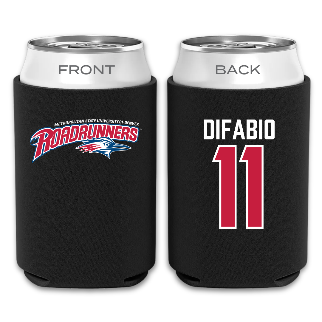 Metropolitan State University of Denver Softball Black Can Cooler - #11 Hannah DiFabio