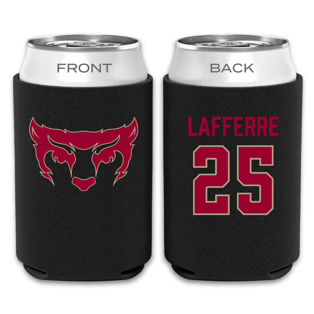 Willamette University Football Black Can Cooler - #25 Joseph Lafferre