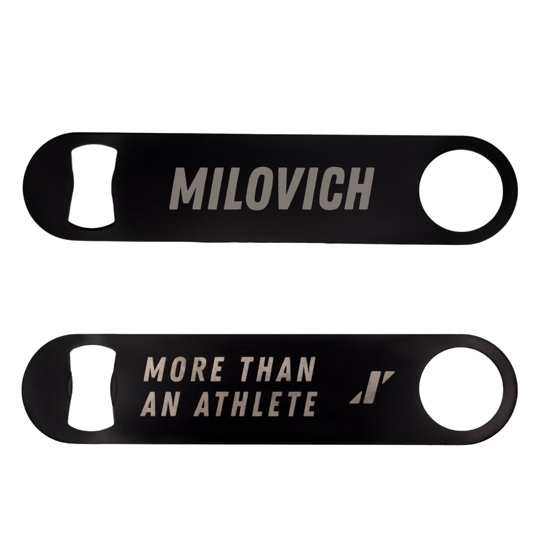 Wrestling Black Bottle Opener - Mikey Milovich