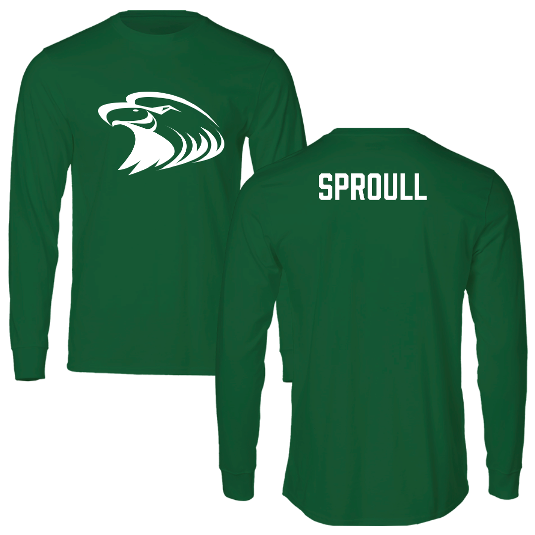 Central Methodist University Soccer (M) Green Performance Long Sleeve - Logan Sproull