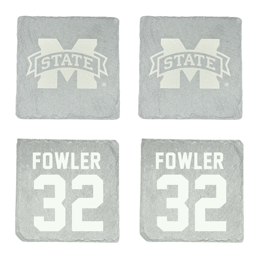 Mississippi State University Baseball Stone Coaster (4 Pack)  - #32 Peyton Fowler